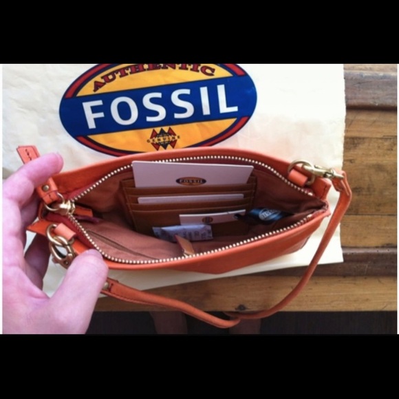 Fossil Clutch orange Clutch - - Picture 2 of 3